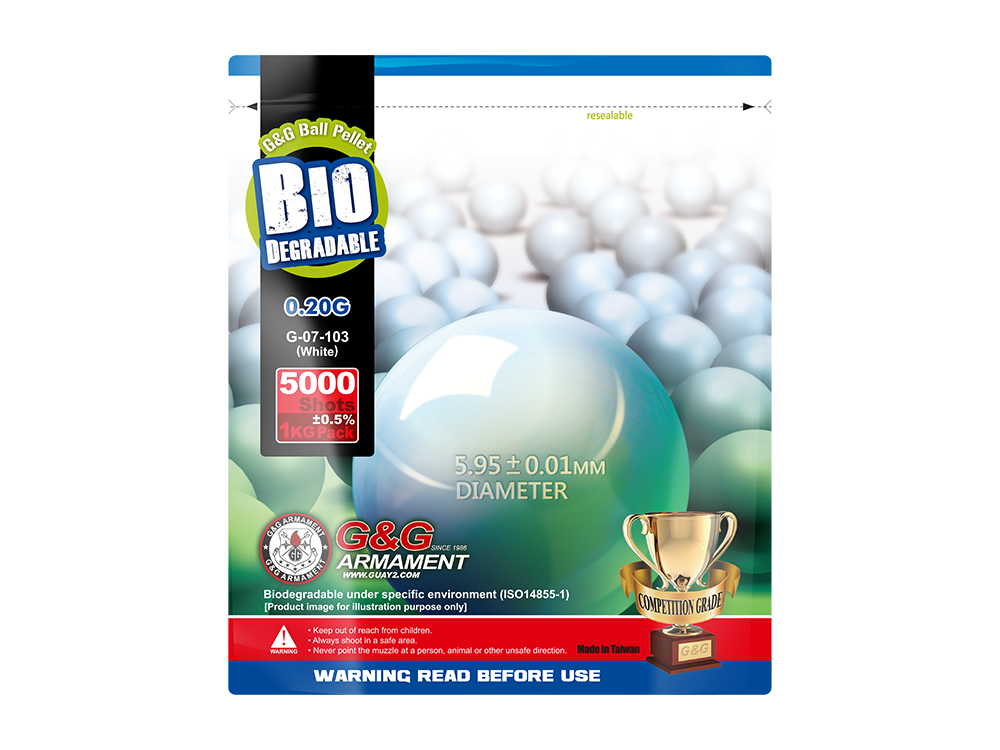 Bio BB 0.2g 1kg/Pack - Aluminum Foil
